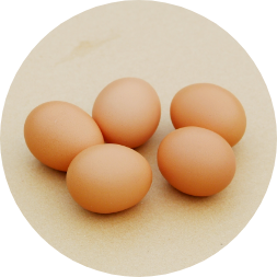 卵の粘液を守り日持ちのため、無洗卵にも対応